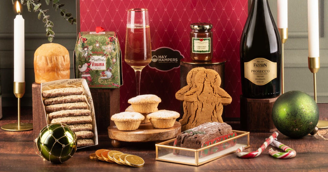 Arrangement of products for christmas