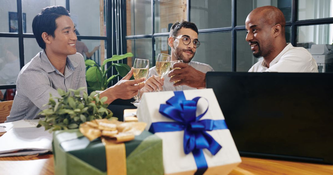Friends celebrating