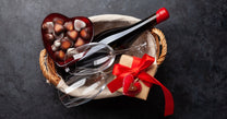 Chocolate basket as a gift