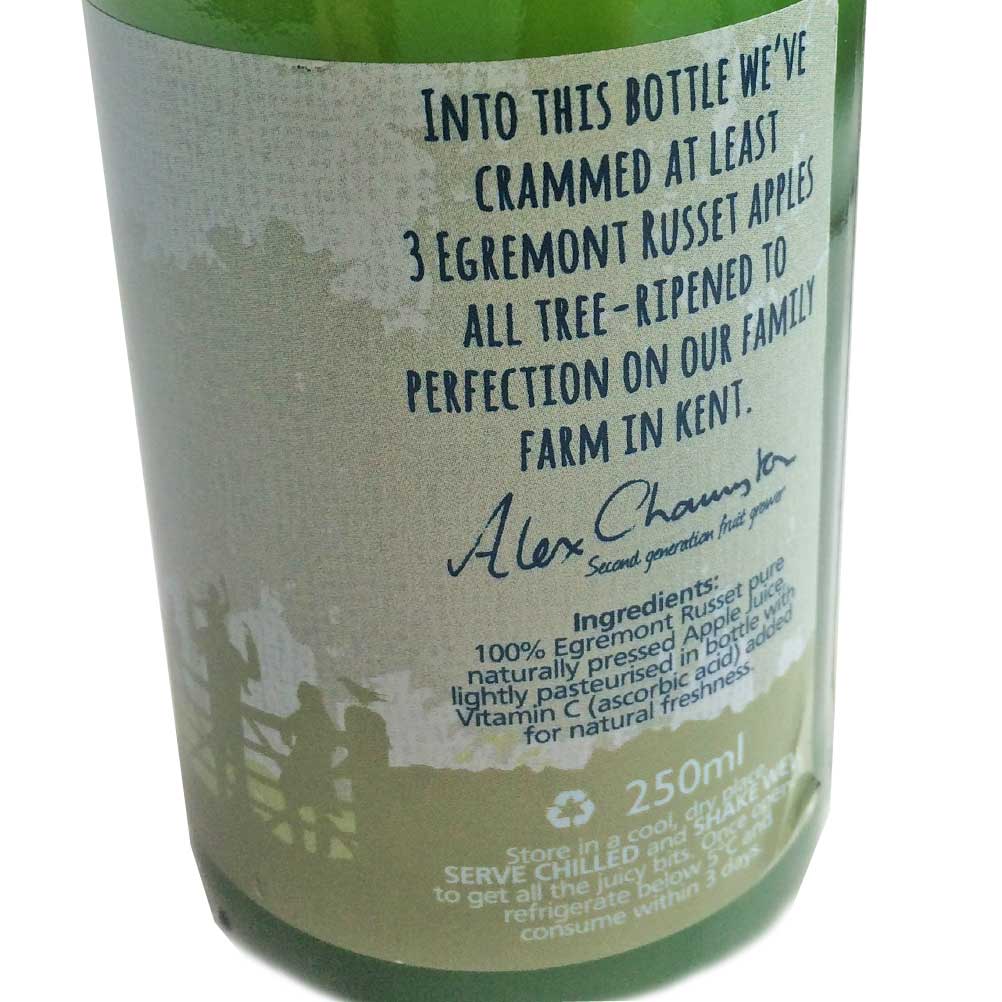 Apple Juice Russet, Charrington Farm 250ml