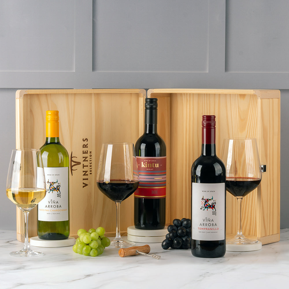 Christmas Holidays Wine Trio