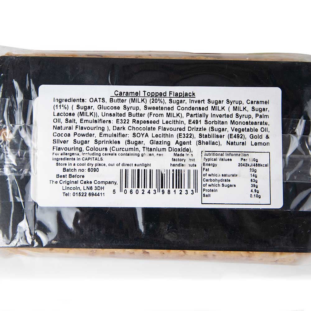 Caramel Flapjack, Original Cake Co, 180g