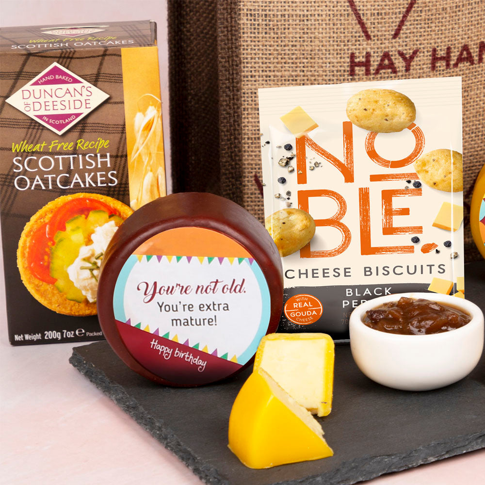 Not Old, Extra Mature! Cheese Birthday Gift Component 2