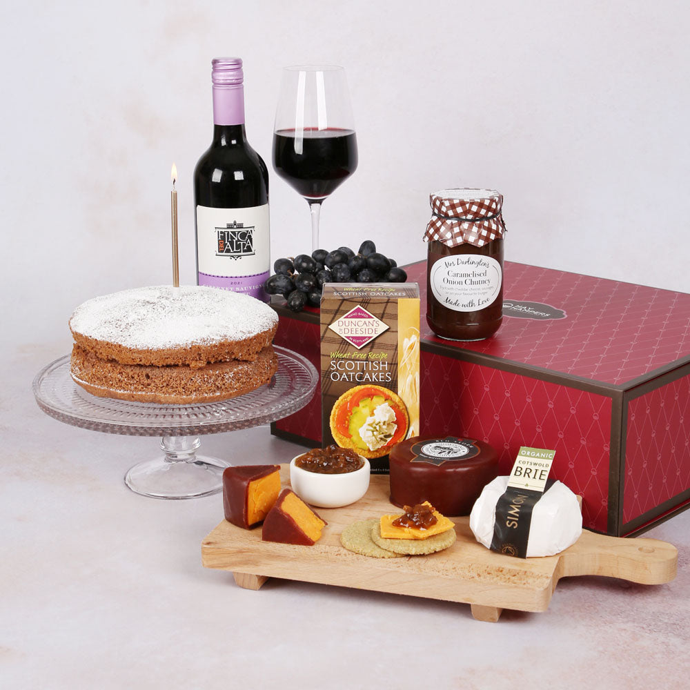 Birthday Happiness - Cheese, Wine & Choc Component 5