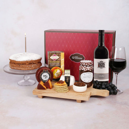 Birthday Happiness - Cheese, Wine & Choc