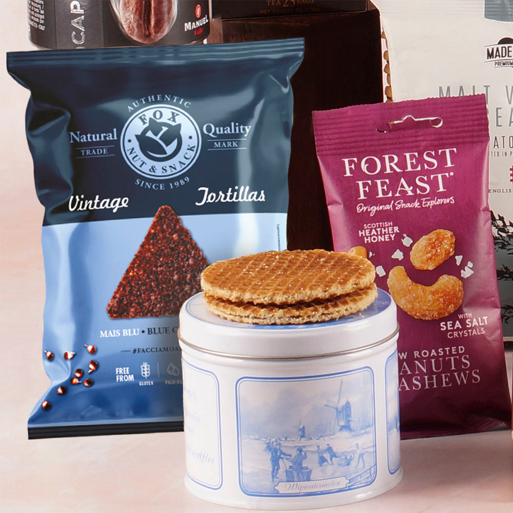 Decadence Hamper in Wicker Basket Component 2