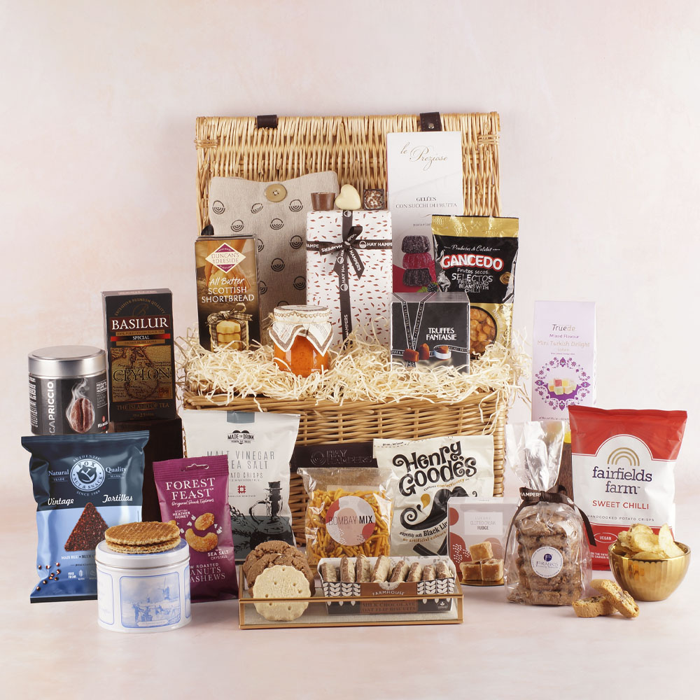 Decadence Hamper in Wicker Basket