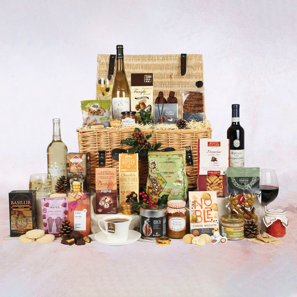 Elegance Hamper in Wicker Basket