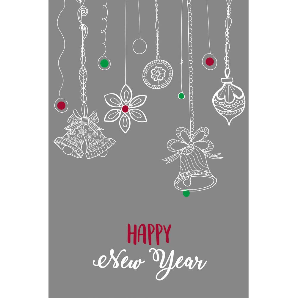Label - Happy New Year (GREY)