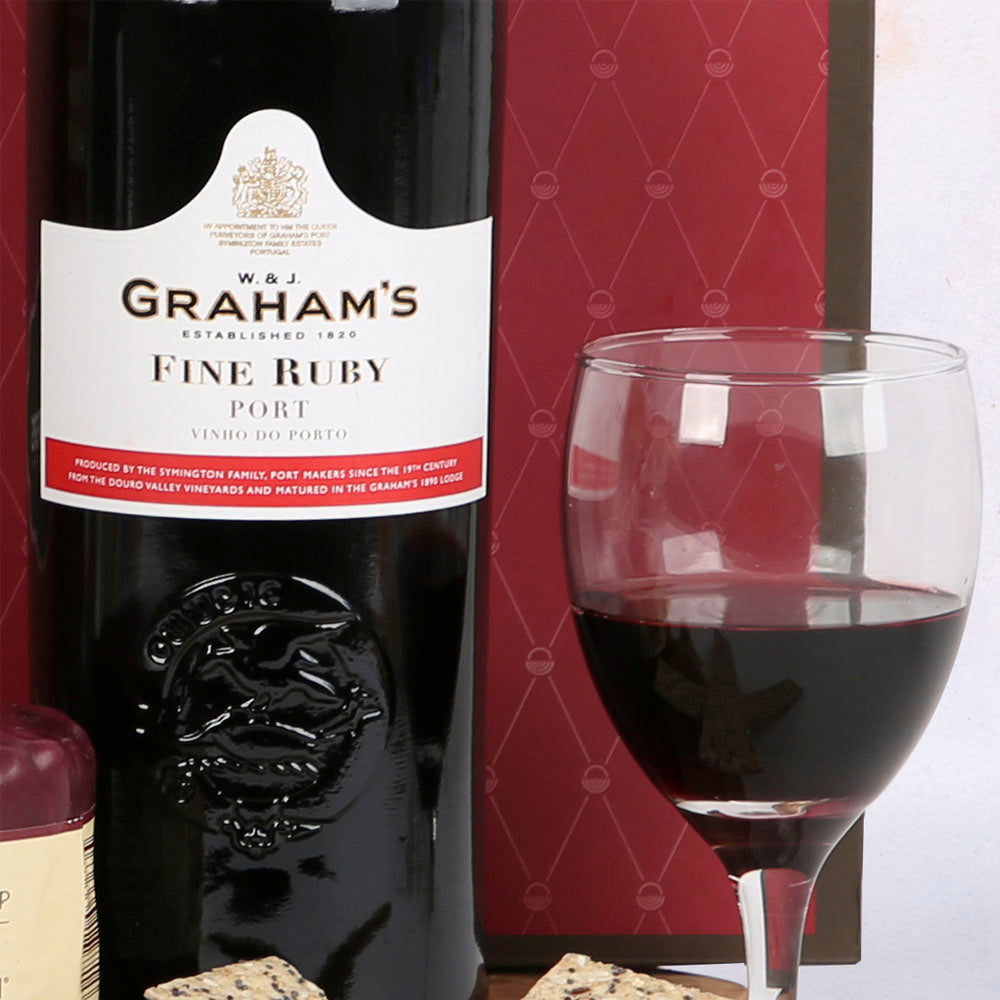 Port, Stilton & Crackers Gift Hamper Component 2