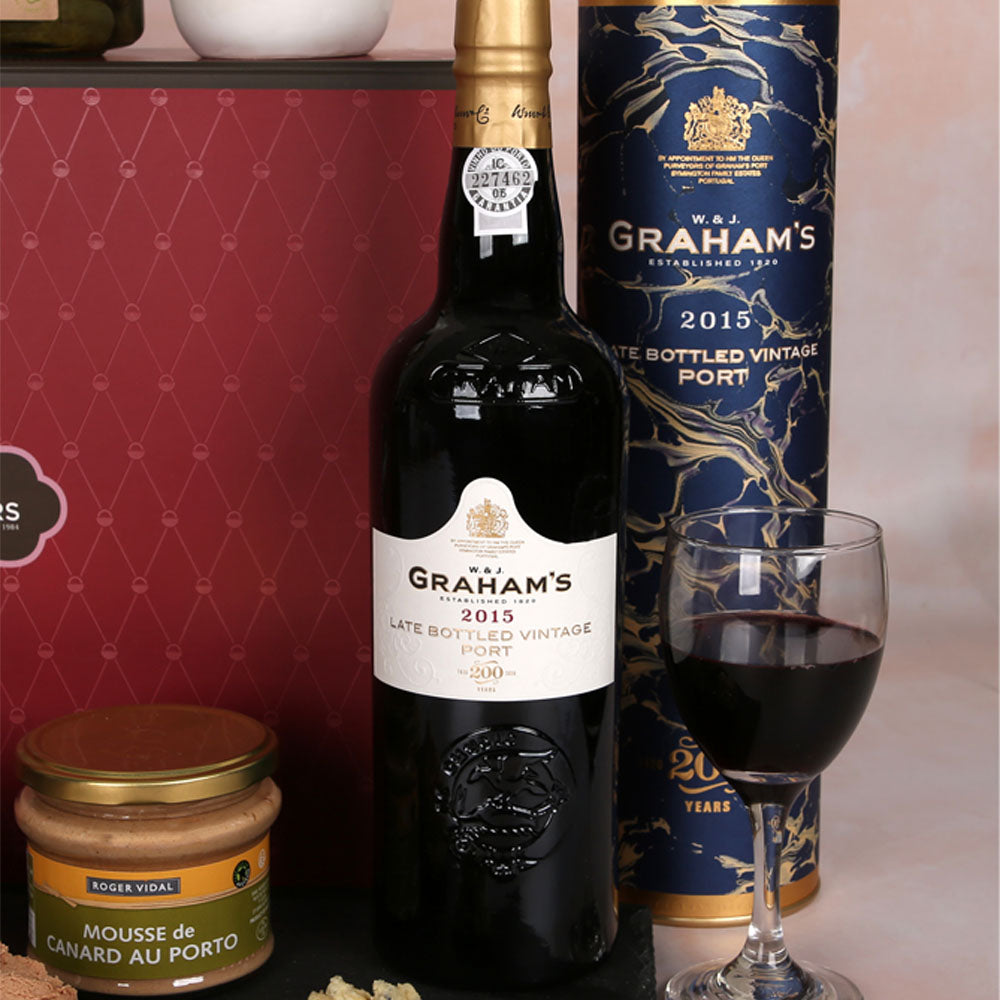 Port, Claret, Stilton and Pate Hamper Component 2