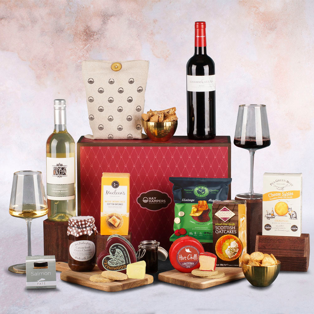 Cheese and Wine Picnic Hamper