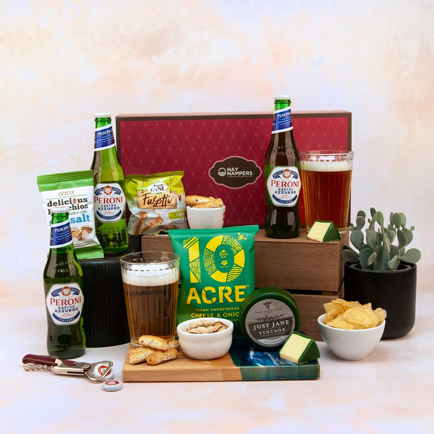 Peroni Lager & Cheese Gift Hamper