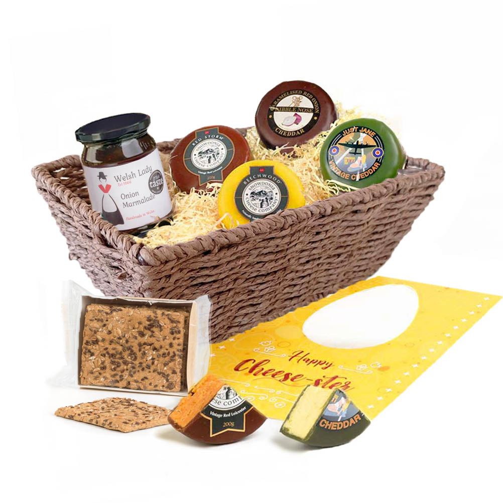 Happy Cheese-ster Easter Basket - Alternative to Chocolate Easter gift