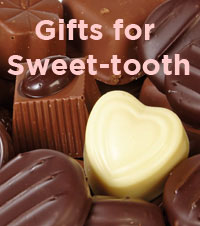 Gifts for those with sweet tooth, christmas hampers ideas