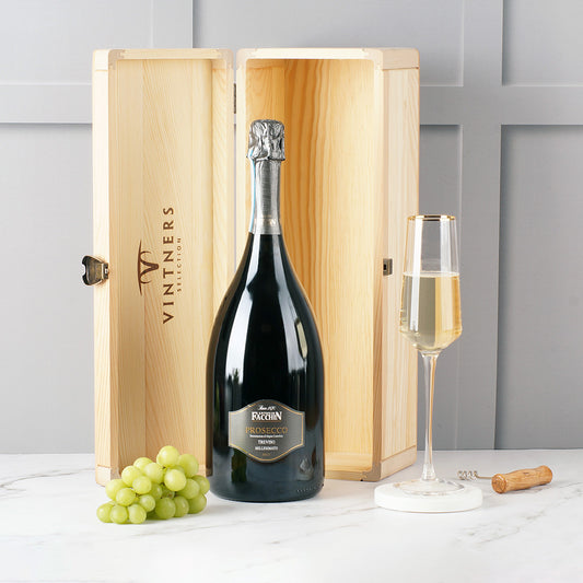 Prosecco Magnum Gift in Wood Box