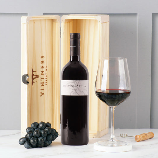 Bodegas Najarilla Rioja Crianza in Wood Box