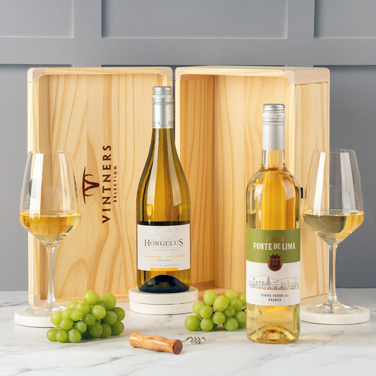 Connoisseur Contemporary Whites Pair in Wood