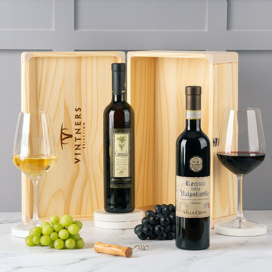 Sommeliers Dessert Wine Duo in Wood Box