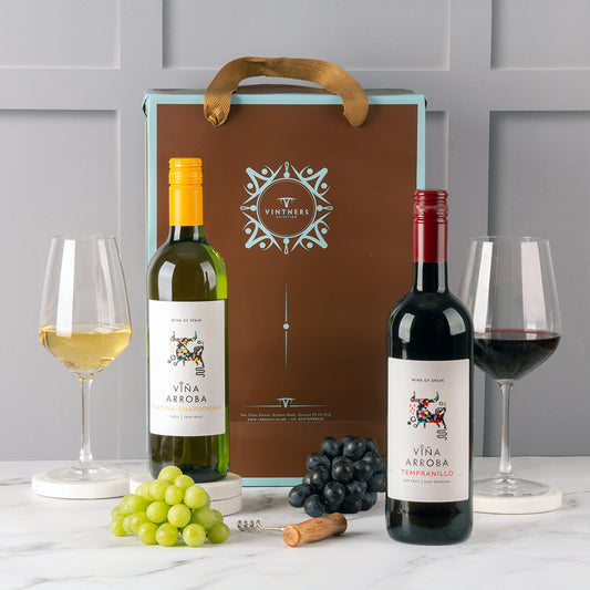 Merry Xmas & Happy New Year Wine Gift