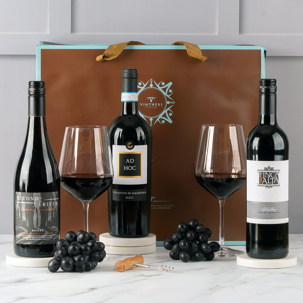 Connoisseur Contemporary Reds Three Gift