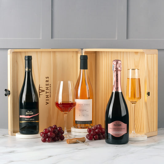 Connoisseur Contemporary Rosé Trio in Wood
