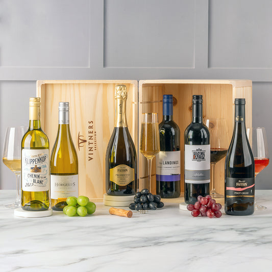 Entertaining Essentials in Wood Box