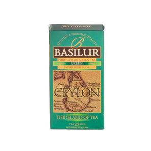 Green Ceylon Tea, Basilur 25 teabags