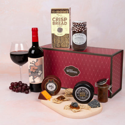 Birthday Rioja Wine & Cheese Gift