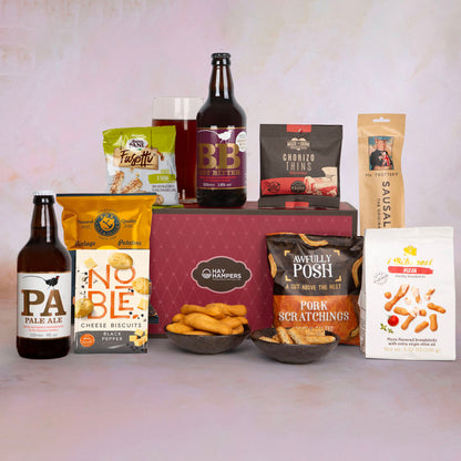 Best Craft Beer Snack Gift For Him Hamper