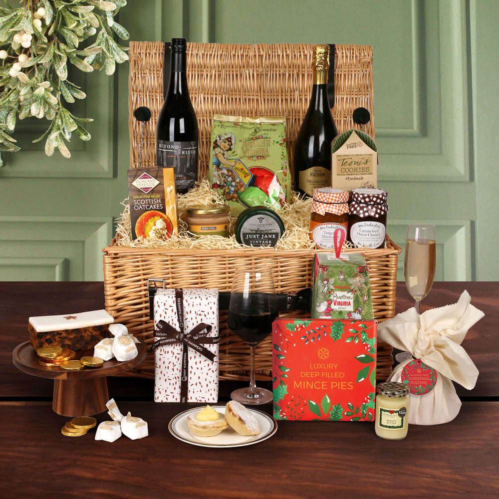 Christmas Cheers - In a Wicker Basket 1