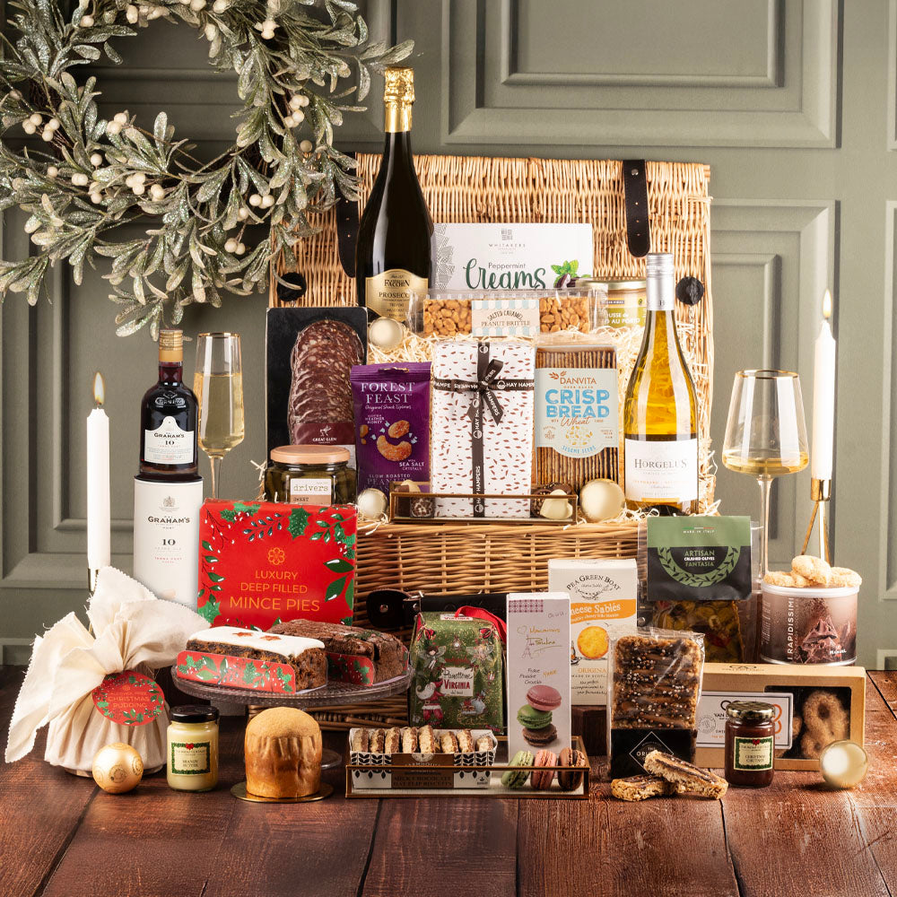 Stars of Christmas Hamper Basket