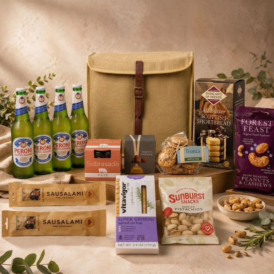 Beer Box - Lager & Nibbles Gift Hamper