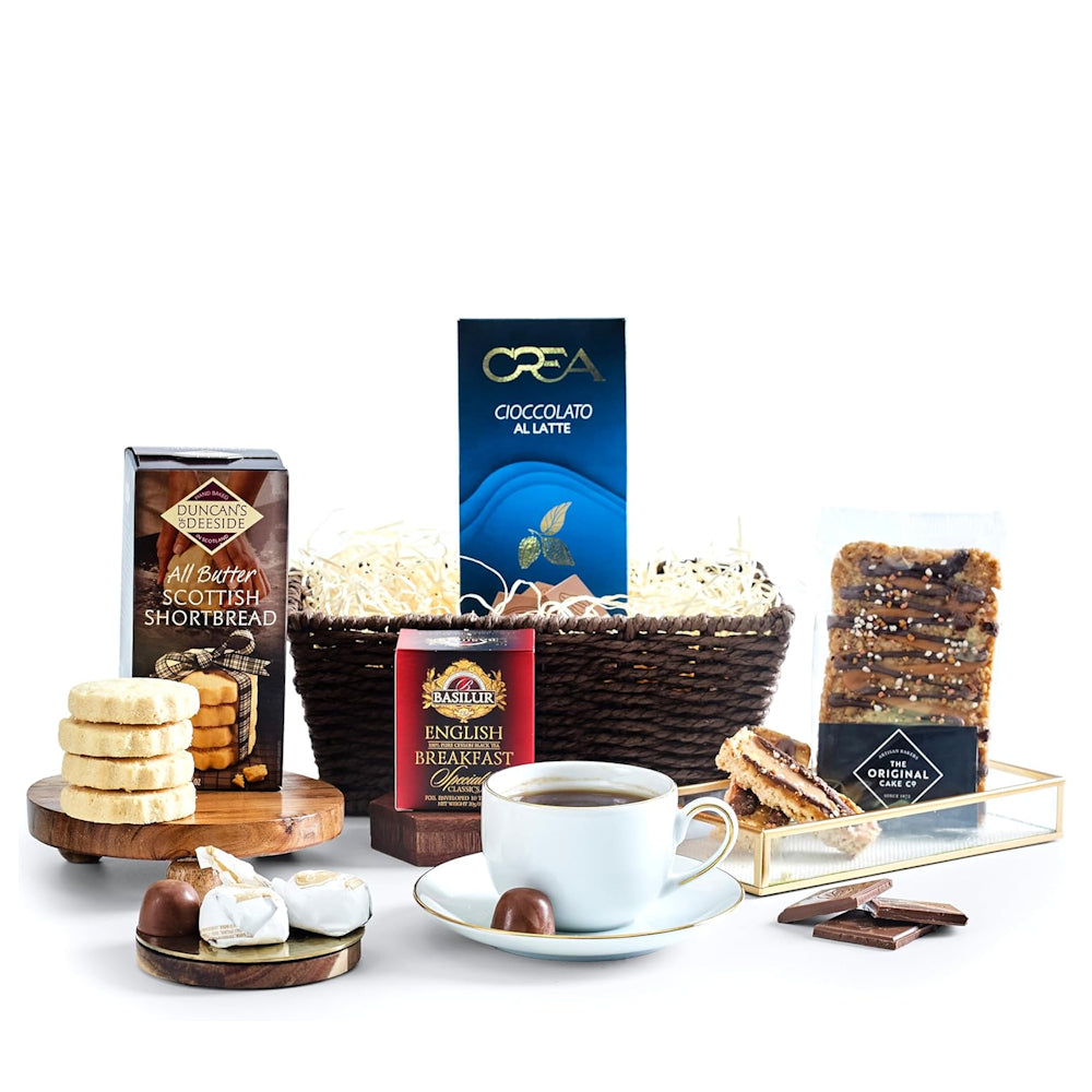 Afternoon Tea With Flapjack in Basket