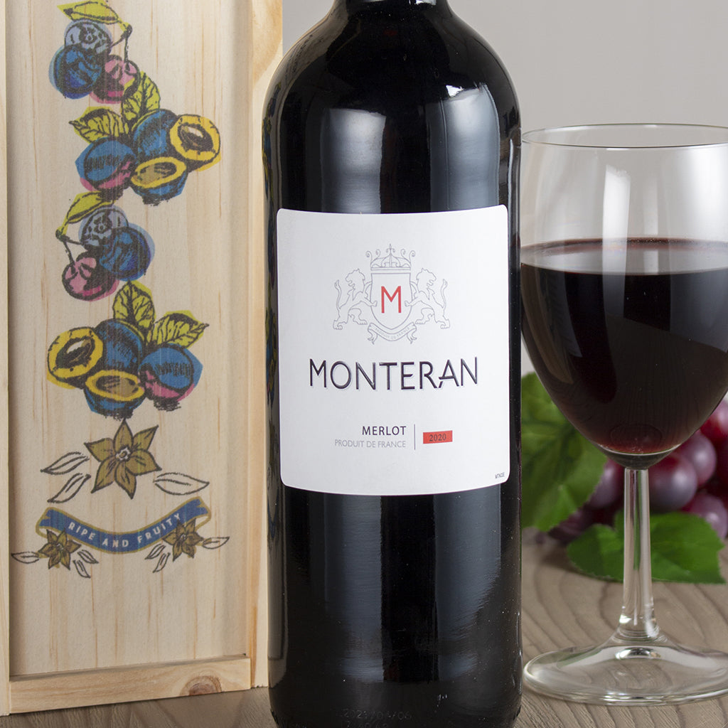 Monteran Merlot in Wooden Gift Box