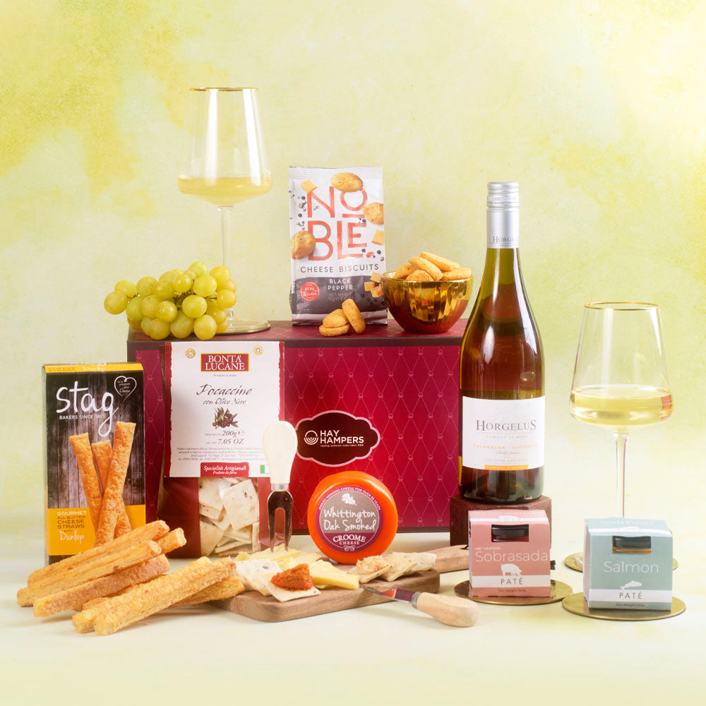 White Wine, Pate & Cheese Gift Hamper