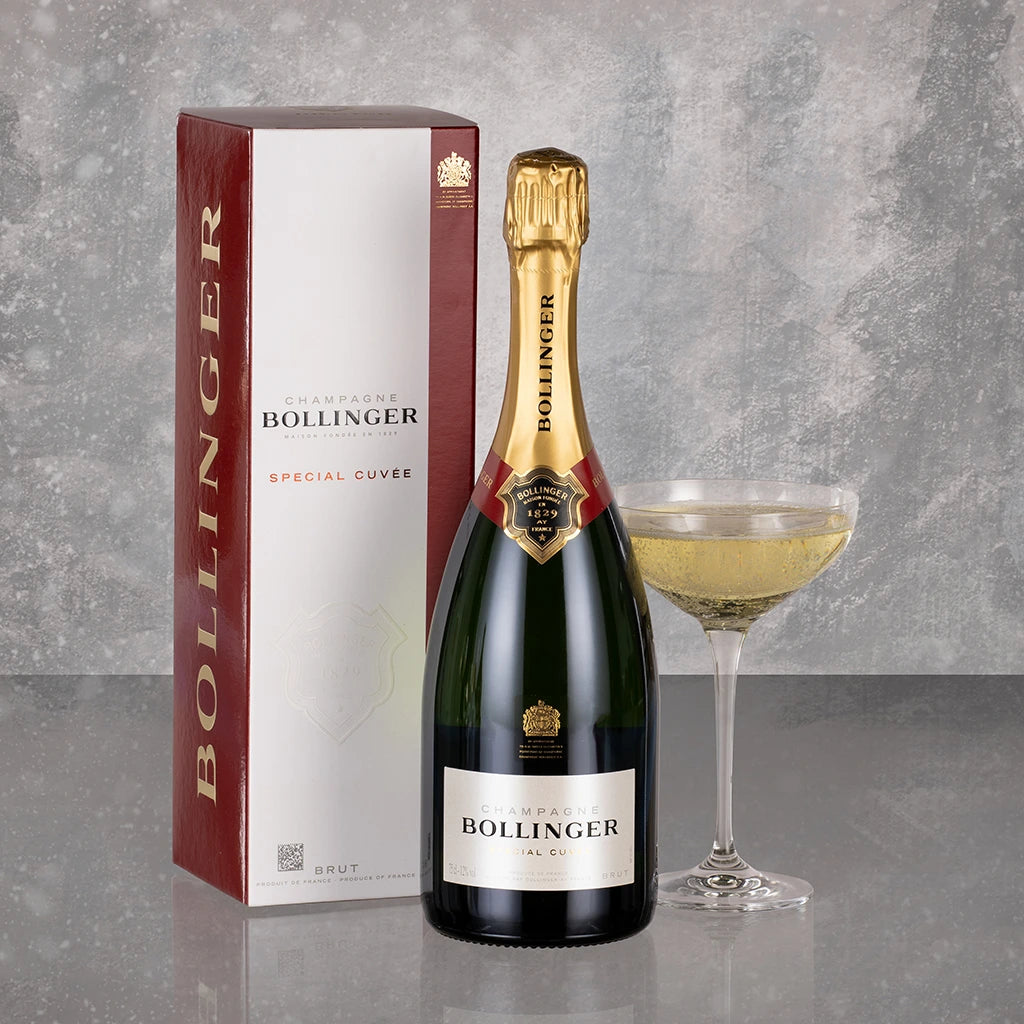Bottle of Bollinger Champagne Gift Box