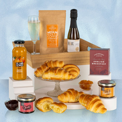 Breakfast in Bed Tray Hamper