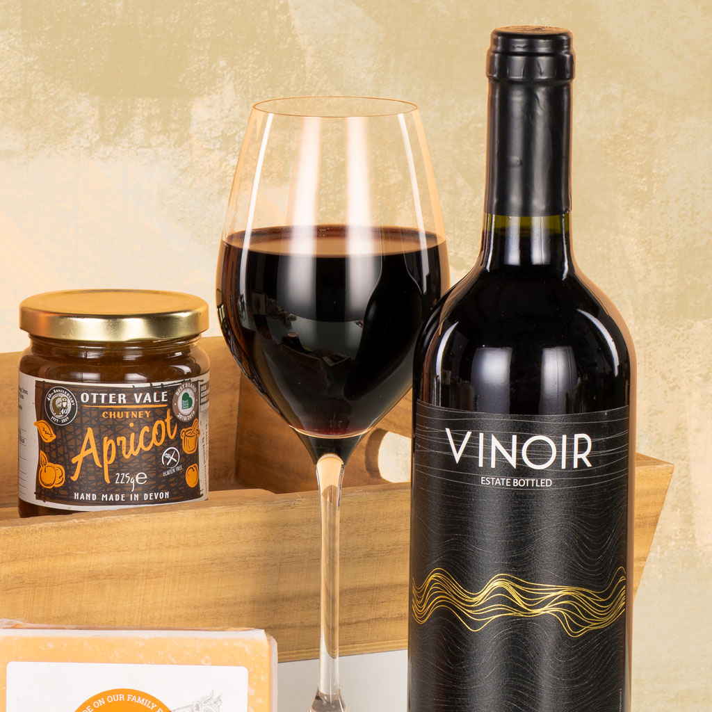 Cheese & Wine Tray Hamper