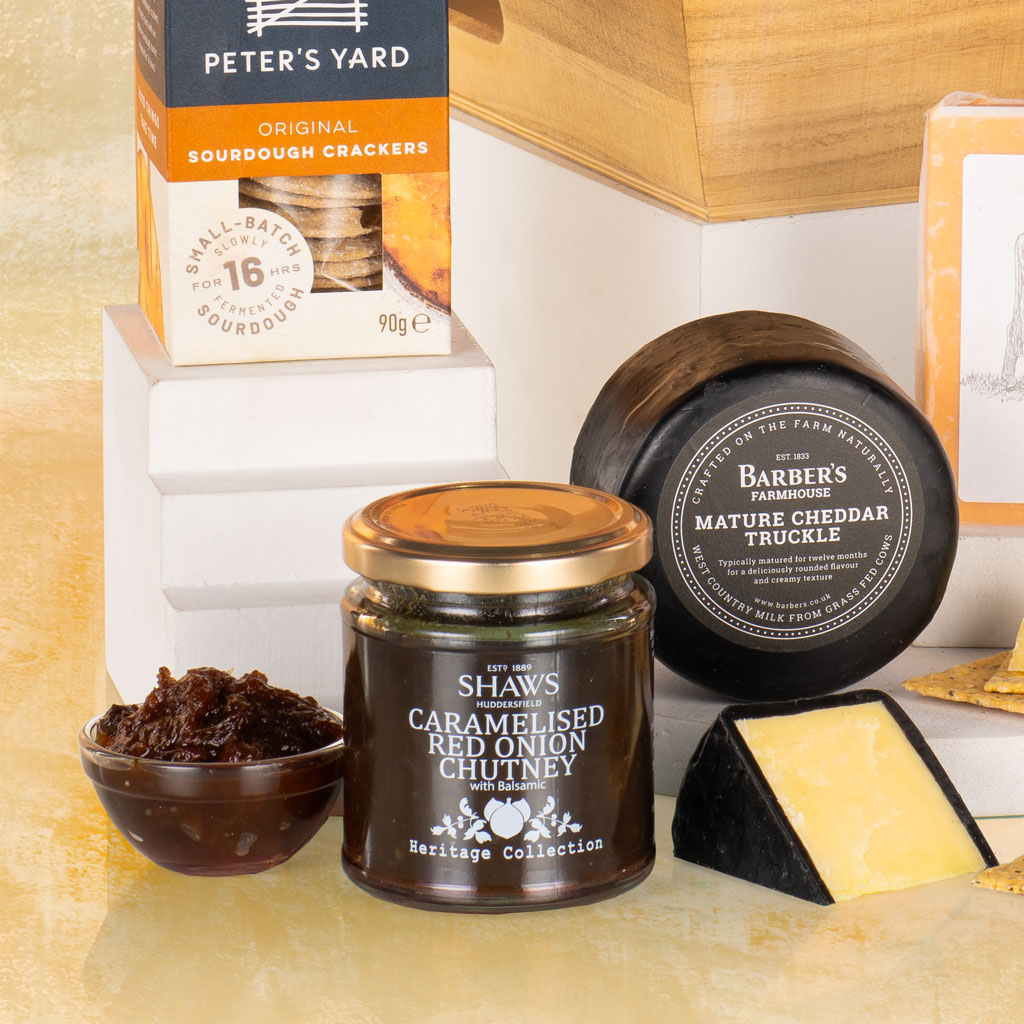 Cheese & Wine Tray Hamper