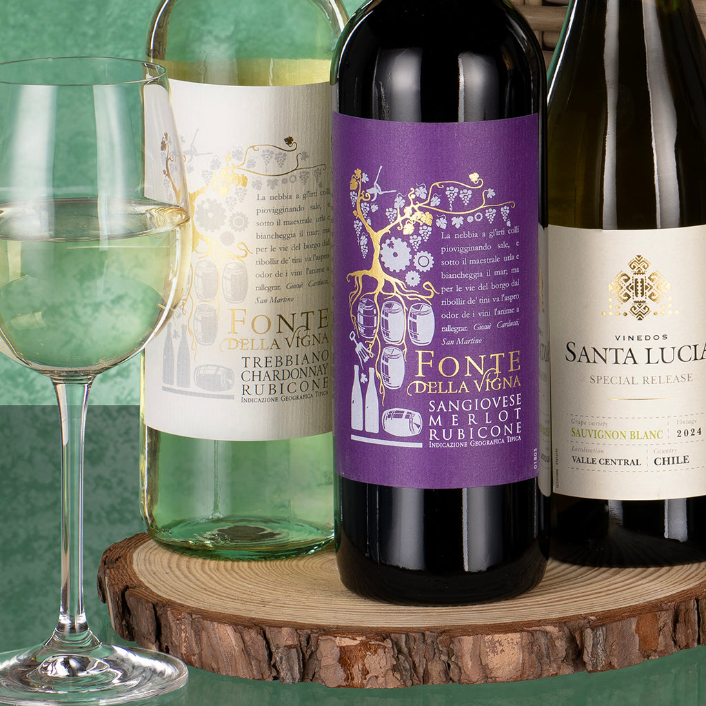 Six Wines Gift Basket