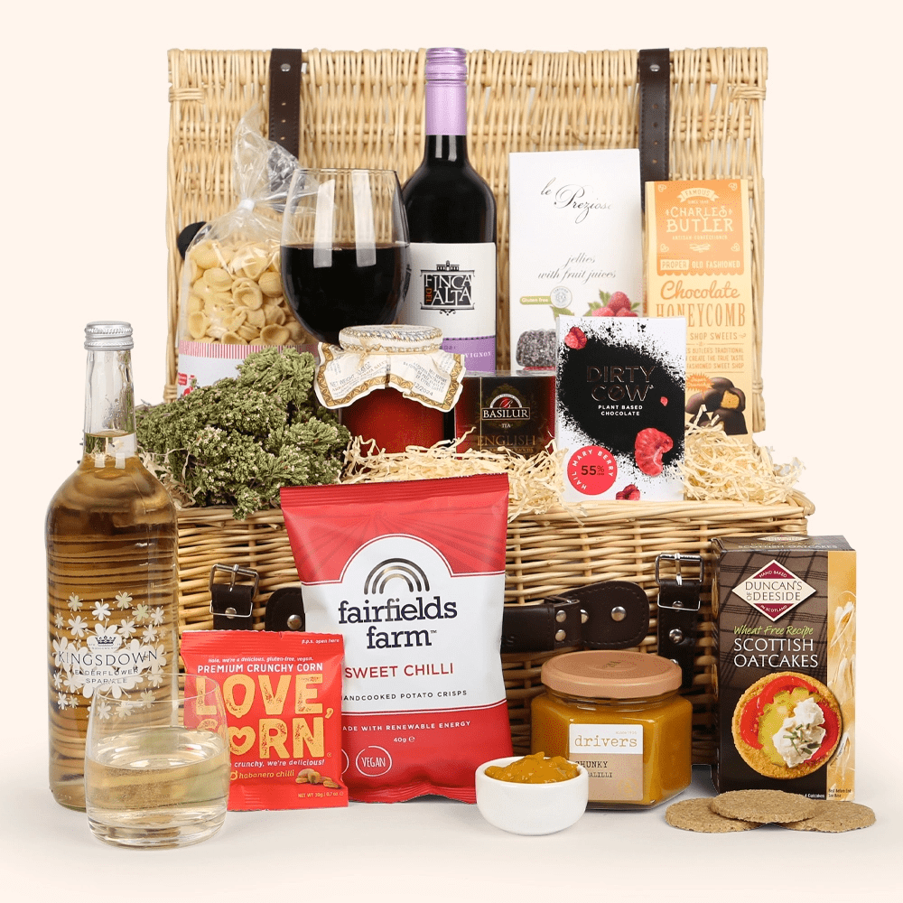 Extra'vegan'za Hamper in Wicker