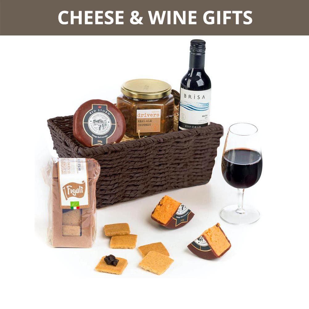 Cheese and Wine hampers - Corporate gift hamper options