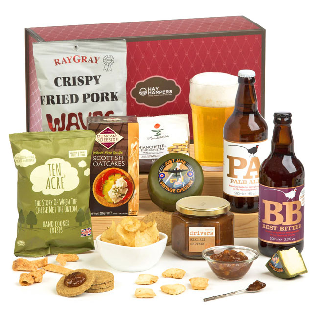Beer, Snacks & Cheese Gift For Him - Father's Day Gift 2021