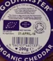 Heart Vintage Organic Cheddar, Godminster 200g