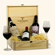 Connoisseur Classic Reds Trio Gift in Wood Box