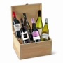 Make Merry Wine case In wood box