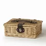 Empty Wicker Hamper 12"