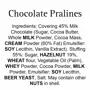 Blue Chocolate Praline, Crea 20g