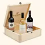 Wine Lovers Contemporary Mixed Three in Wood
